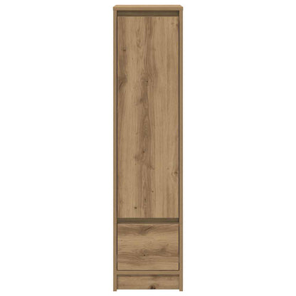 Highboard 29,5x34x119,5 cm spaanplaat eikenkleurig eikenkleurig