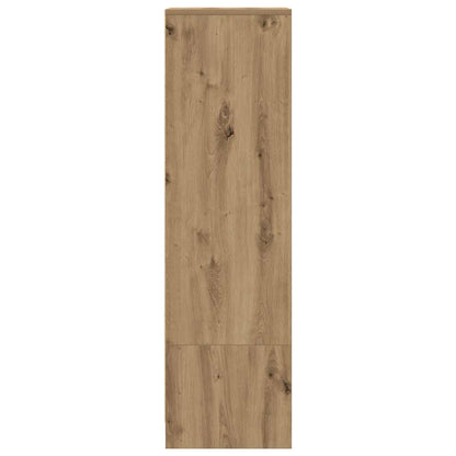 Highboard 29,5x34x119,5 cm spaanplaat eikenkleurig eikenkleurig