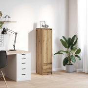 Highboard 29,5x34x119,5 cm spaanplaat eikenkleurig