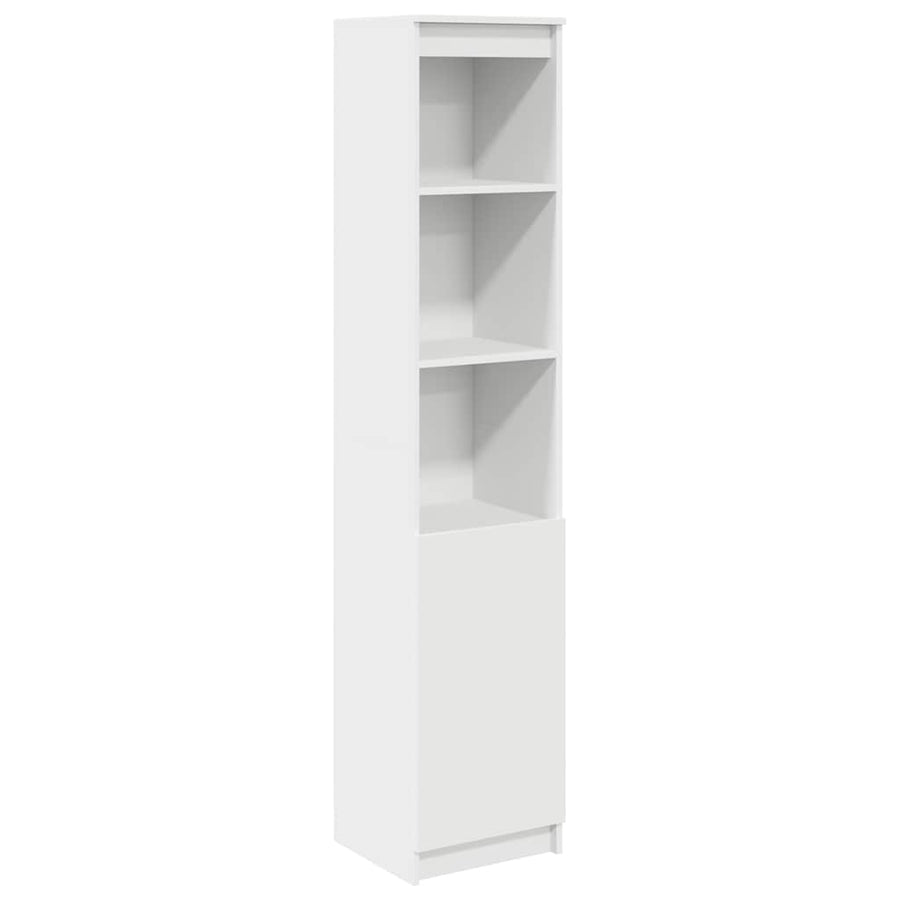 Hoge kast 37,5x35x180 cm spaanplaat wit