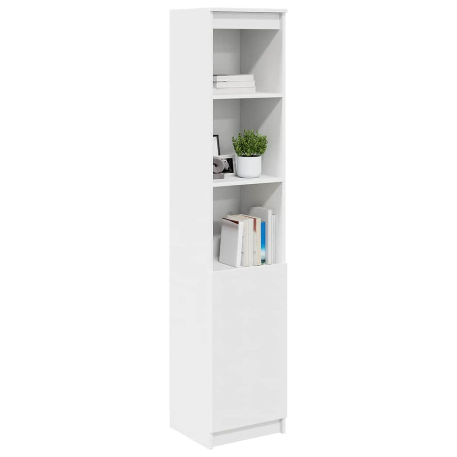 Hoge kast 37,5x35x180 cm spaanplaat wit