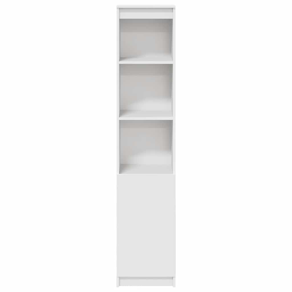 Hoge kast 37,5x35x180 cm spaanplaat wit