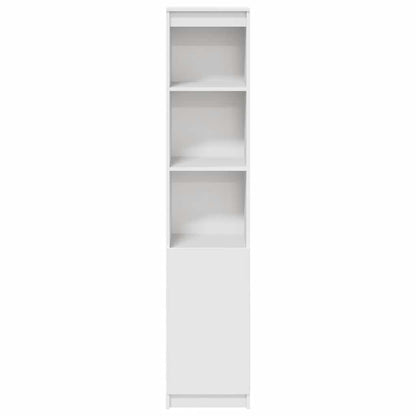 Hoge kast 37,5x35x180 cm spaanplaat wit