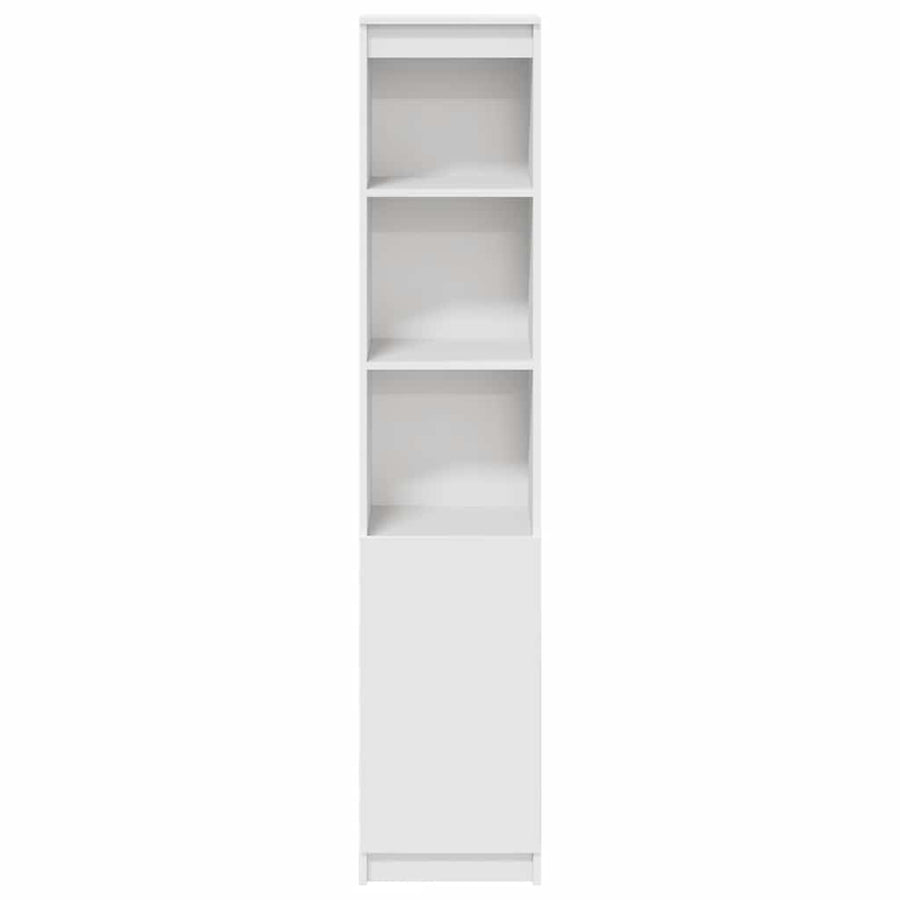 Hoge kast 37,5x35x180 cm spaanplaat wit