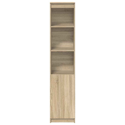 Highboard 37,5x35x180 cm spaanplaat sonoma eikenkleurig