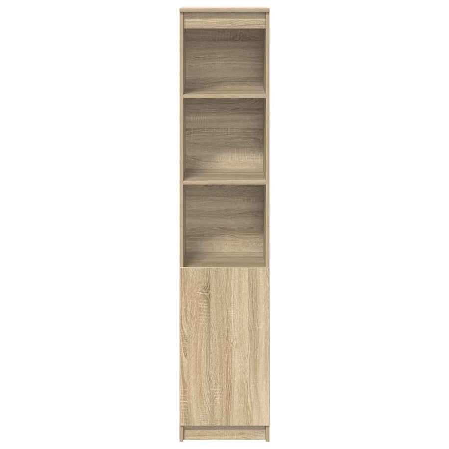 Highboard 37,5x35x180 cm spaanplaat sonoma eikenkleurig