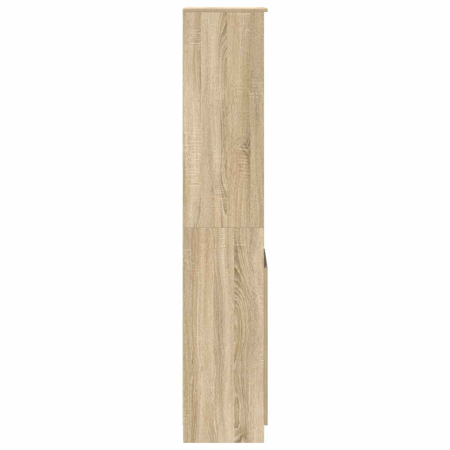 Highboard 37,5x35x180 cm spaanplaat sonoma eikenkleurig
