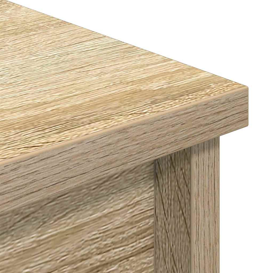 Highboard 37,5x35x180 cm spaanplaat sonoma eikenkleurig