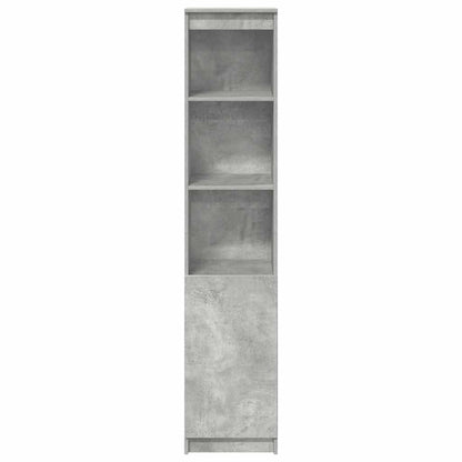 Highboard 37,5x35x180 cm spaanplaat betongrijs