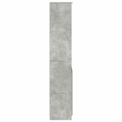 Highboard 37,5x35x180 cm spaanplaat betongrijs