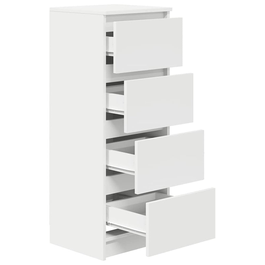 Dressoir 37,5x35x99 cm spaanplaat wit