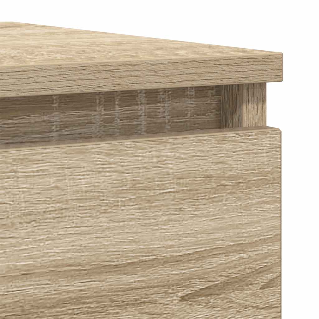 Dressoir 37,5x35x99 cm spaanplaat sonoma eikenkleurig