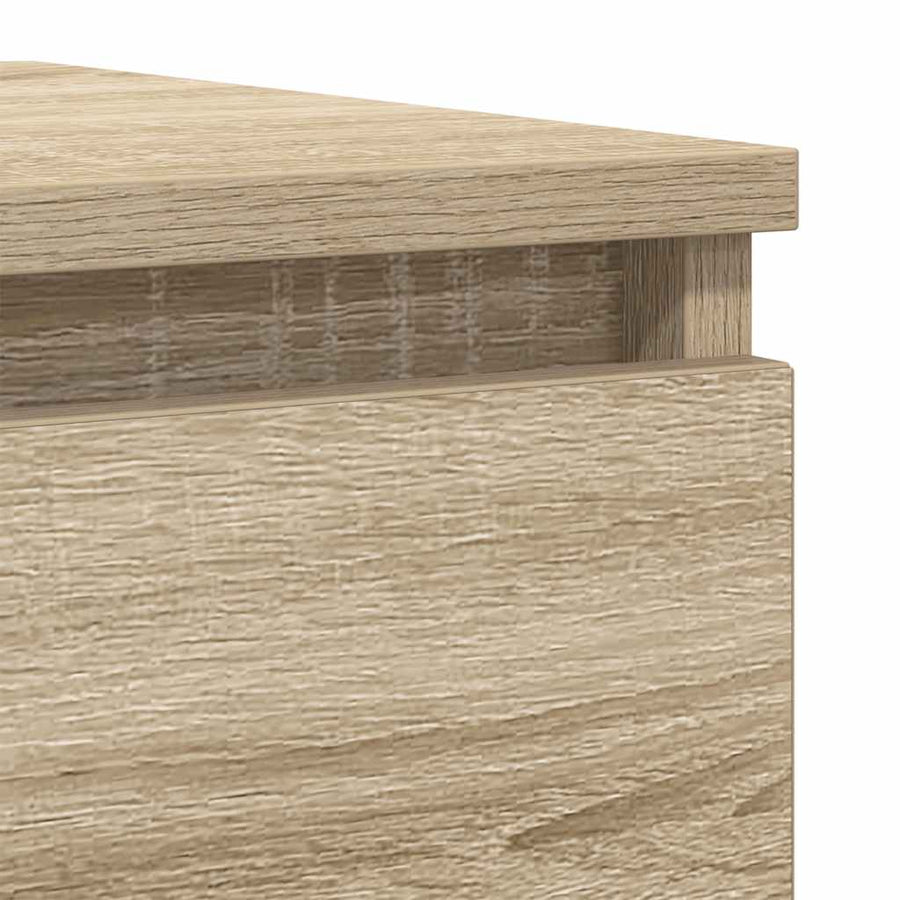Dressoir 37,5x35x99 cm spaanplaat sonoma eikenkleurig