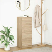 Dressoir 37,5x35x99 cm spaanplaat sonoma eiken