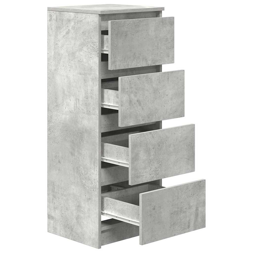 Dressoir 37,5x35x99 cm spaanplaat betongrijs