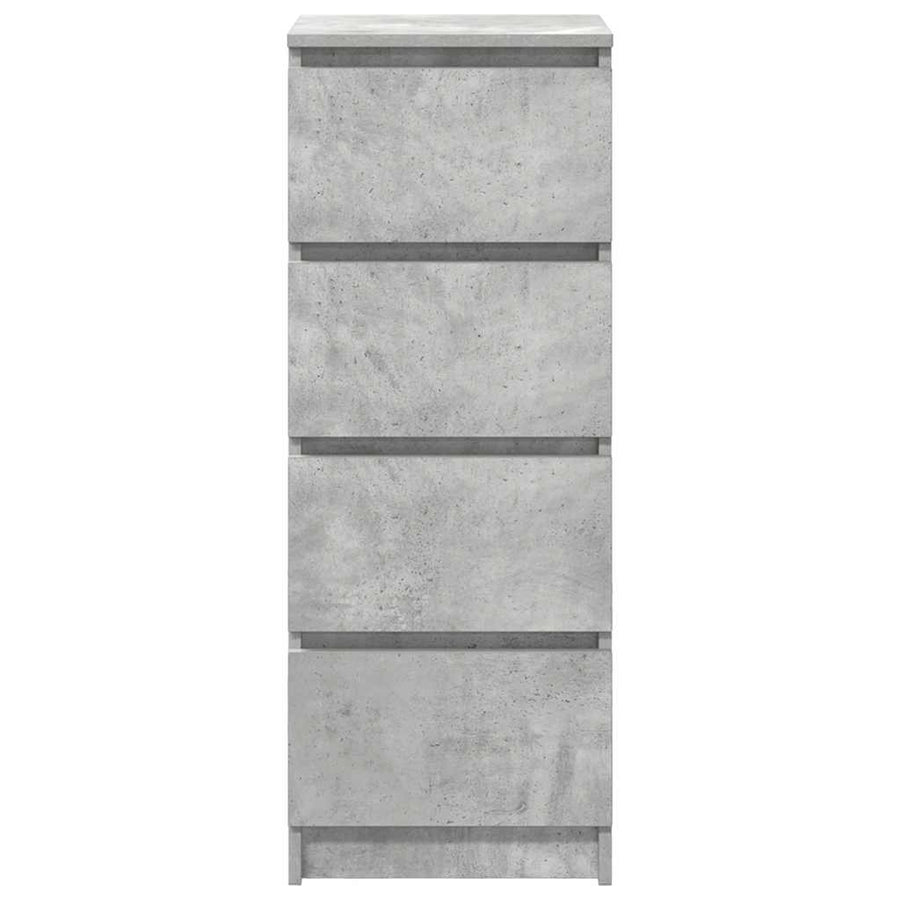 Dressoir 37,5x35x99 cm spaanplaat betongrijs