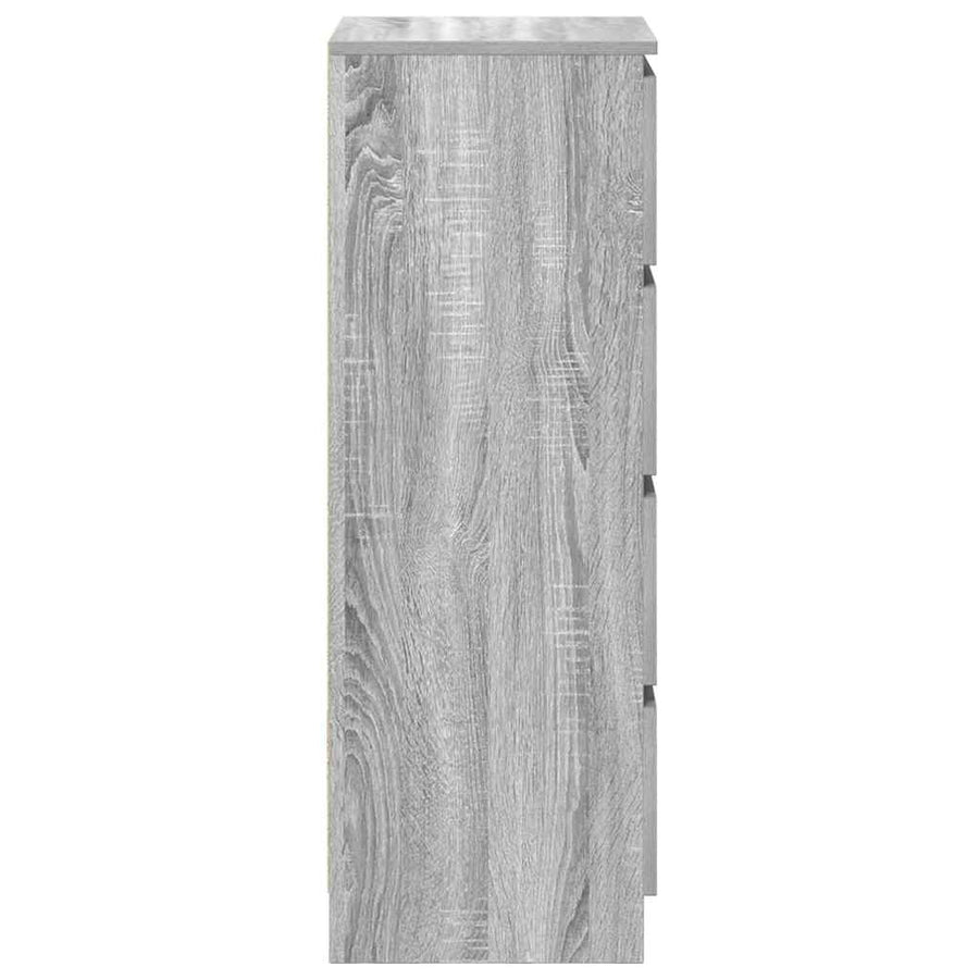 Dressoir 37,5X35X99 Cm Spaanplaat Grijs sonoma
