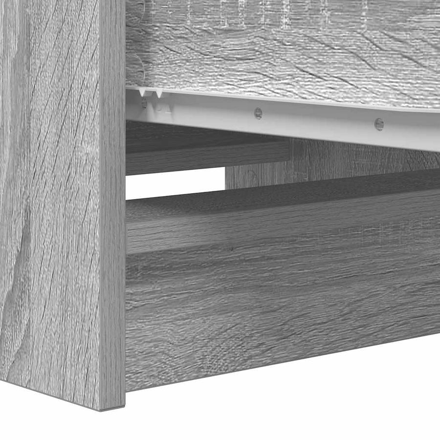 Dressoir 37,5X35X99 Cm Spaanplaat Grijs sonoma