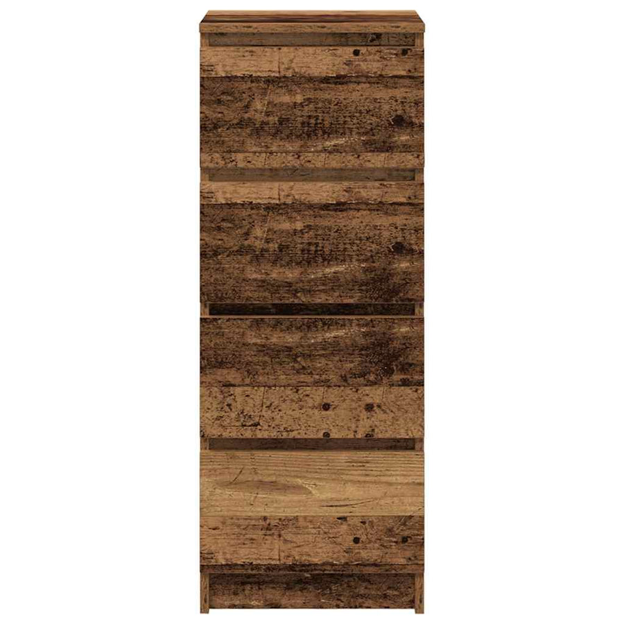 Dressoir 37,5x35x99 cm spaanplaat oud hout