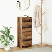 Dressoir 37,5x35x99 cm spaanplaat oud hout