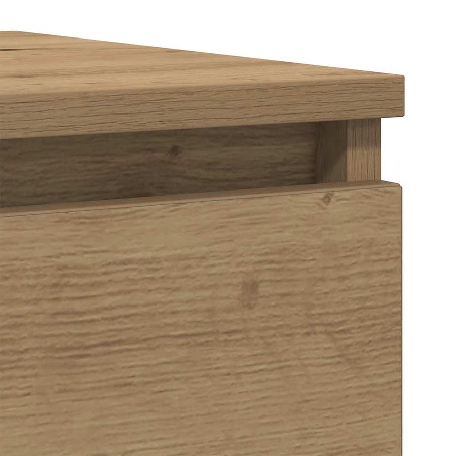 Dressoir 37,5x35x99 cm spaanplaat ambachtelijk eikenkleurig