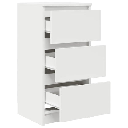 Dressoir 37,5x35x76 cm bewerkt hout wit