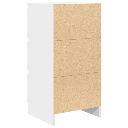 Dressoir 37,5x35x76 cm bewerkt hout wit