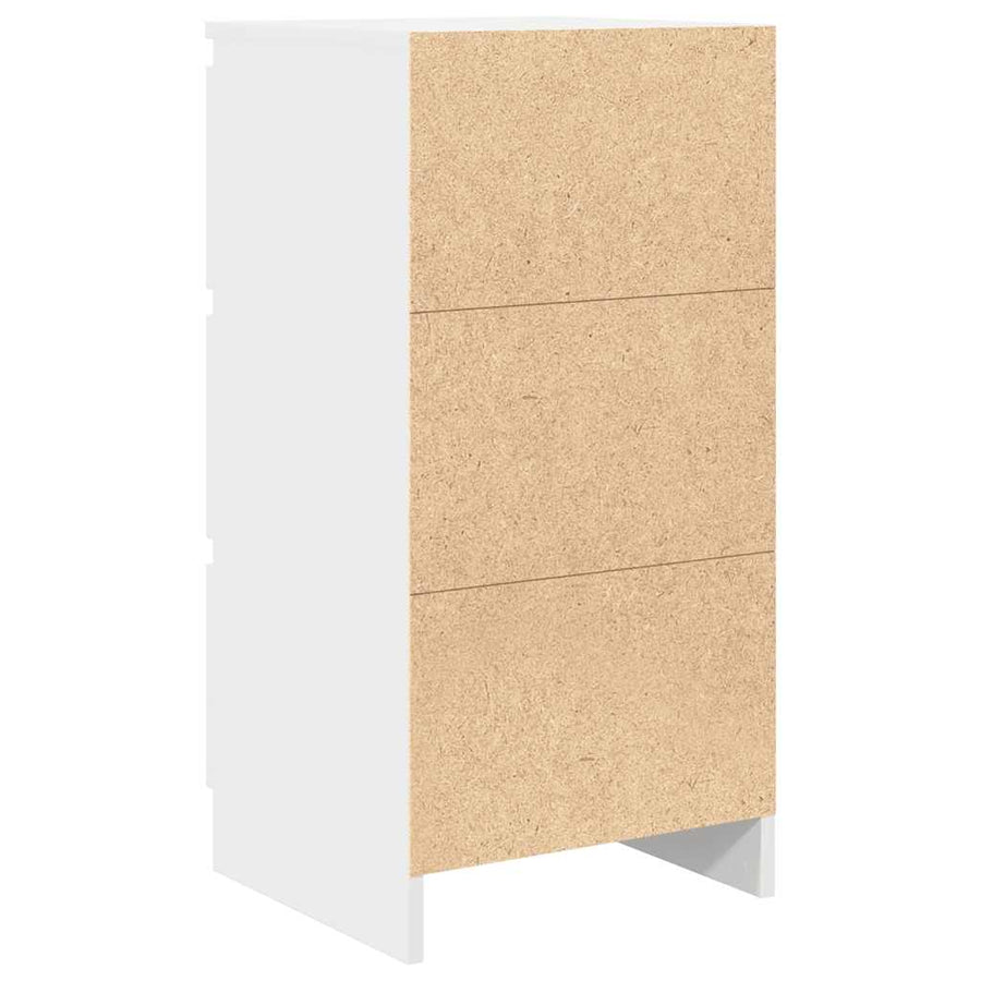 Dressoir 37,5x35x76 cm bewerkt hout wit