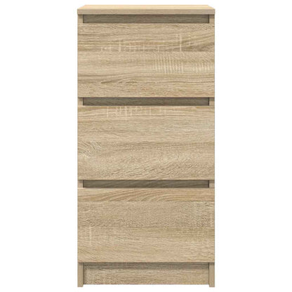 Dressoir 37,5x35x76cm bewerkt hout sonoma eikenkleurig