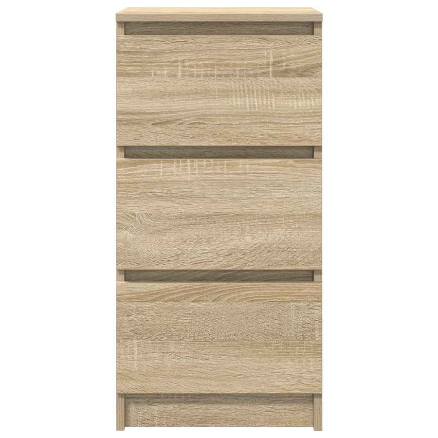 Dressoir 37,5x35x76cm bewerkt hout sonoma eikenkleurig