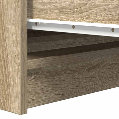Dressoir 37,5x35x76cm bewerkt hout sonoma eikenkleurig