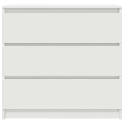 Dressoir 80x35x76 cm spaanplaat wit