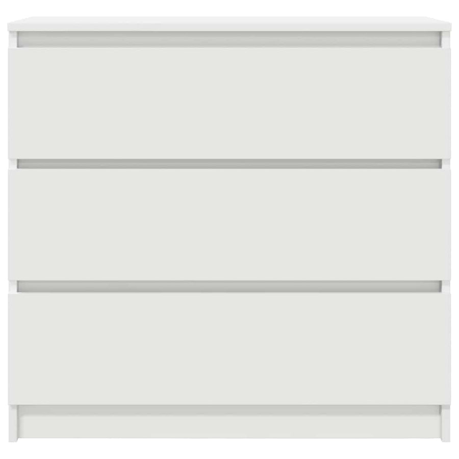 Dressoir 80x35x76 cm spaanplaat wit