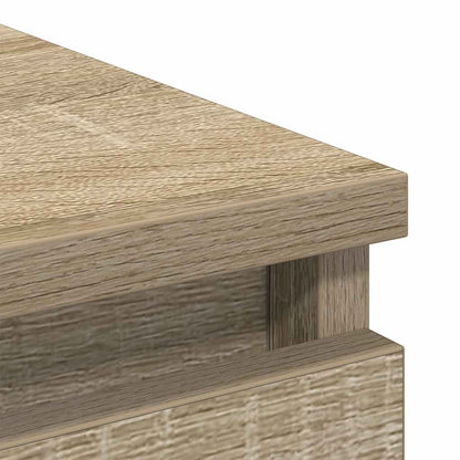 Dressoir 80x35x76 cm spaanplaat sonoma eikenkleurig