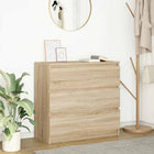 Sideboard 80x35x76 cm chipboard Sonoma oak