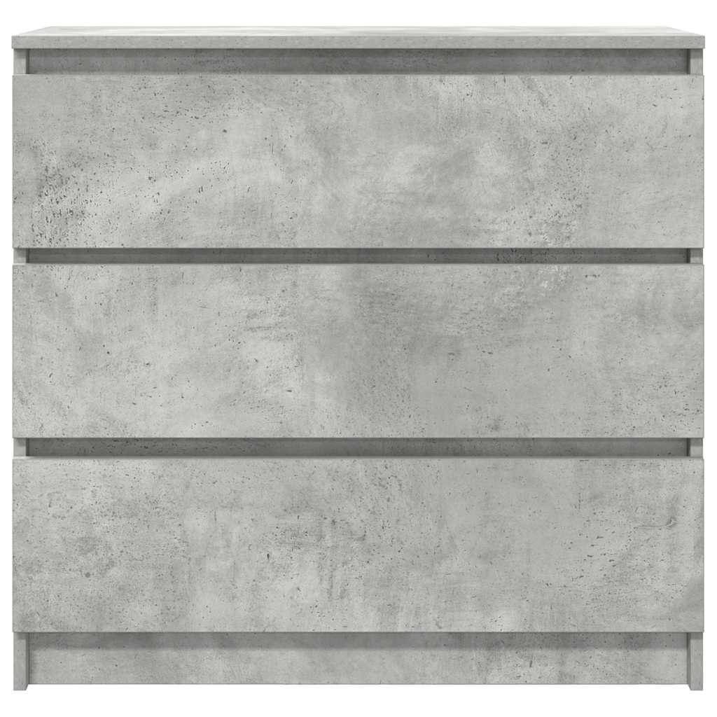 Dressoir 80x35x76 cm spaanplaat betongrijs