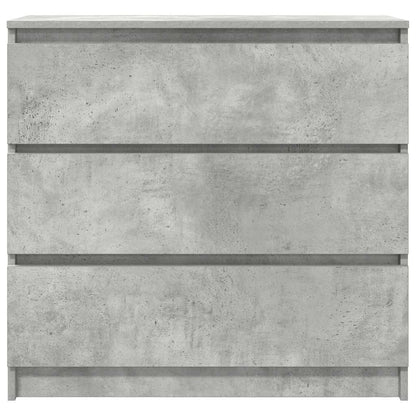 Dressoir 80x35x76 cm spaanplaat betongrijs