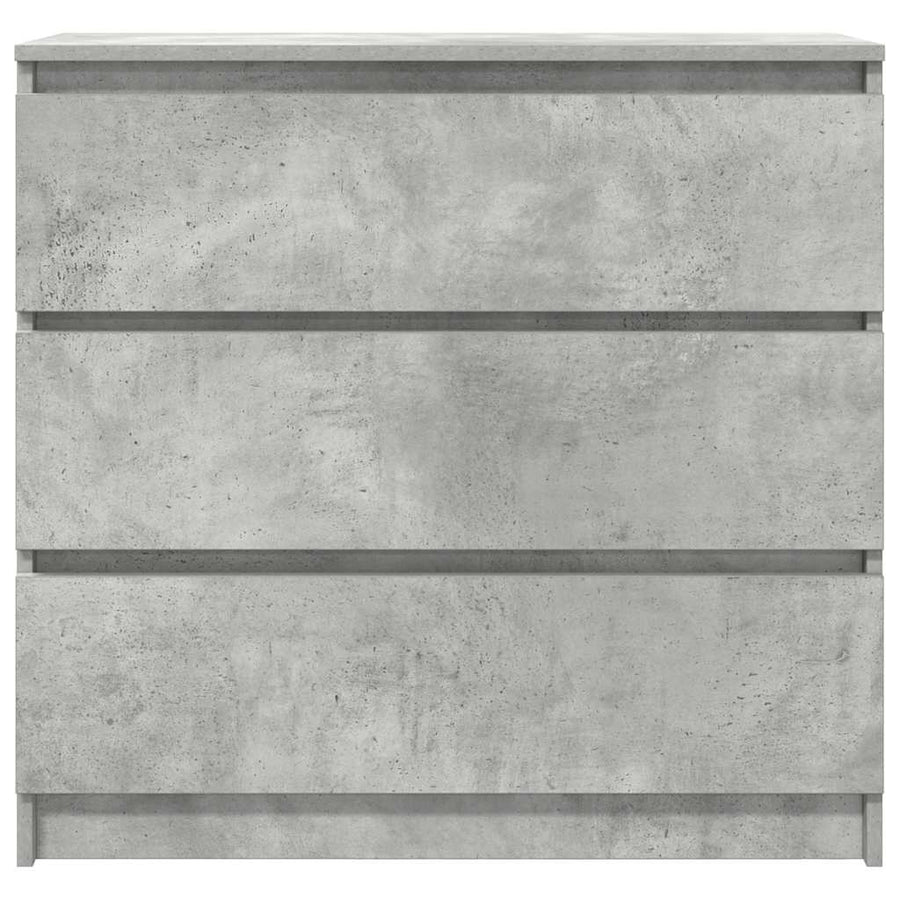 Dressoir 80x35x76 cm spaanplaat betongrijs