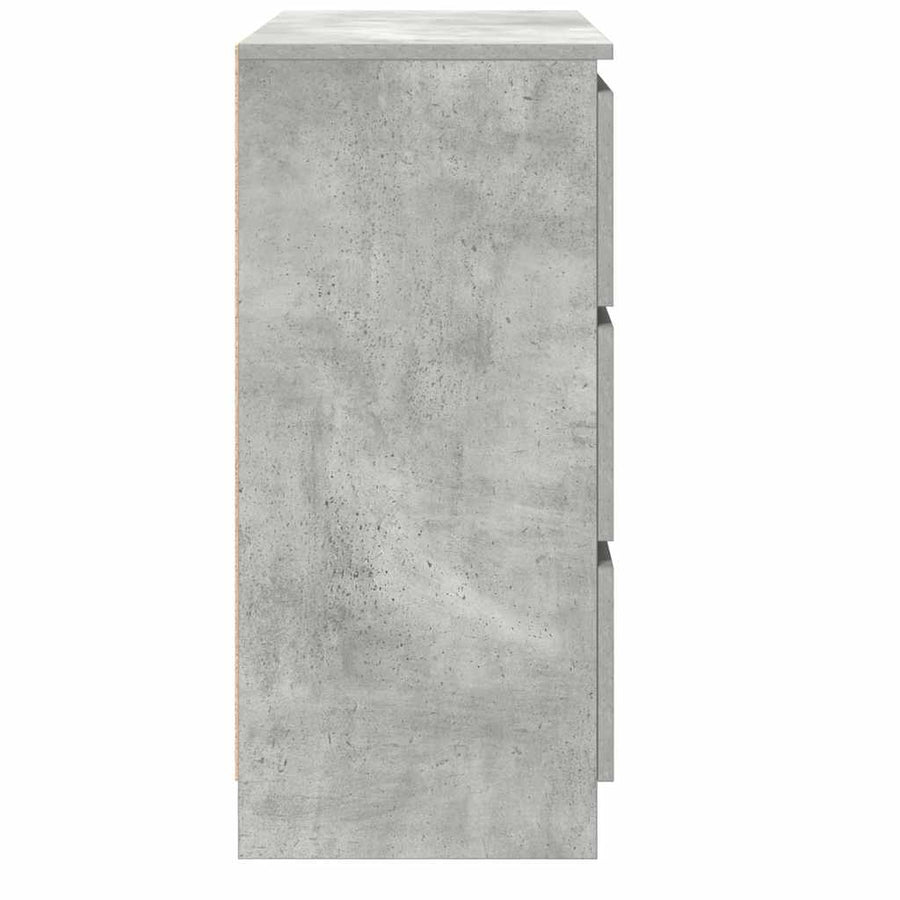 Dressoir 80x35x76 cm spaanplaat betongrijs