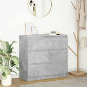 Dressoir 80x35x76 cm spaanplaat betongrijs