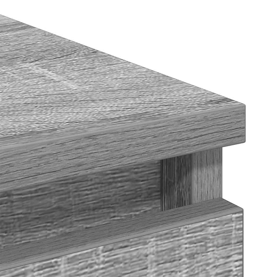 Dressoir 80x35x76 cm spaanplaat grijs sonoma