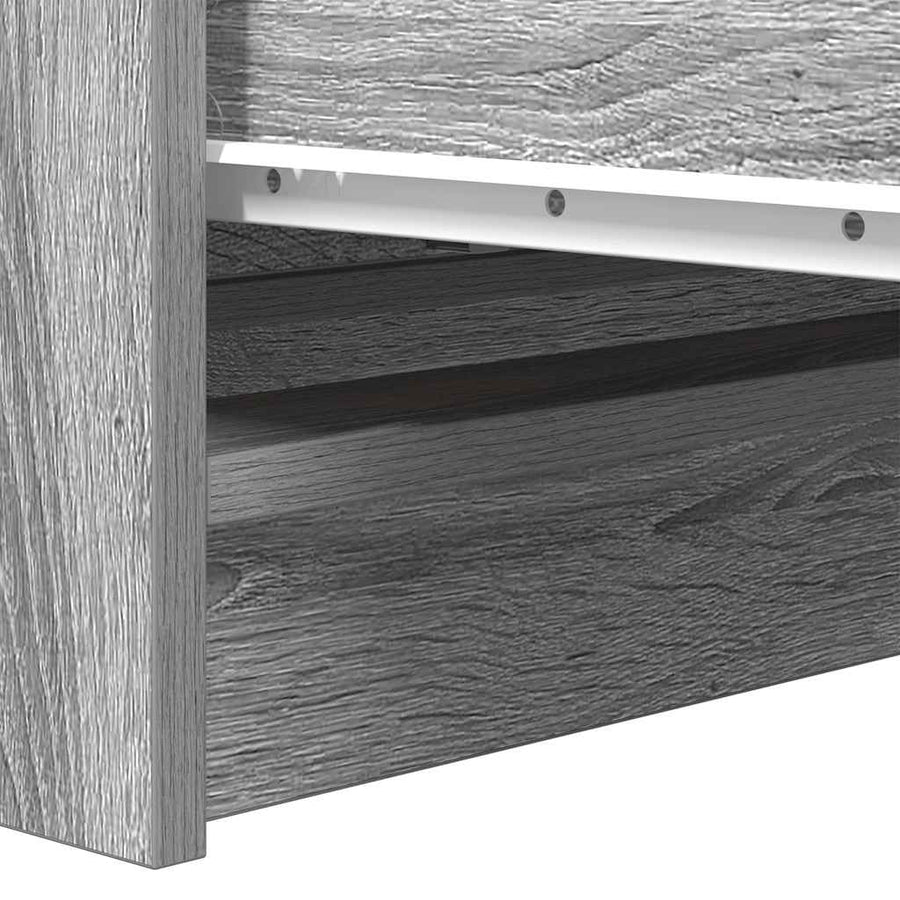 Dressoir 80x35x76 cm spaanplaat grijs sonoma