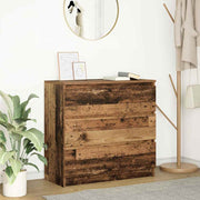 Dressoir 80x35x76 cm spaanplaat oud hout
