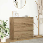 Sideboard 80x35x76 cm chipboard craft oak