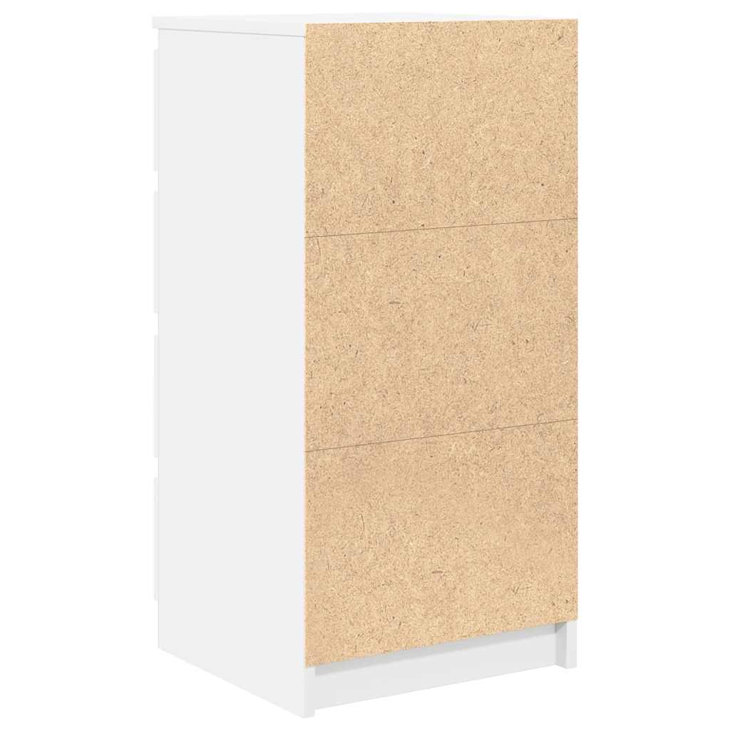 Dressoir 37,5x35x76 cm bewerkt hout wit