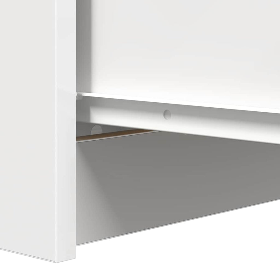Dressoir 37,5x35x76 cm bewerkt hout wit