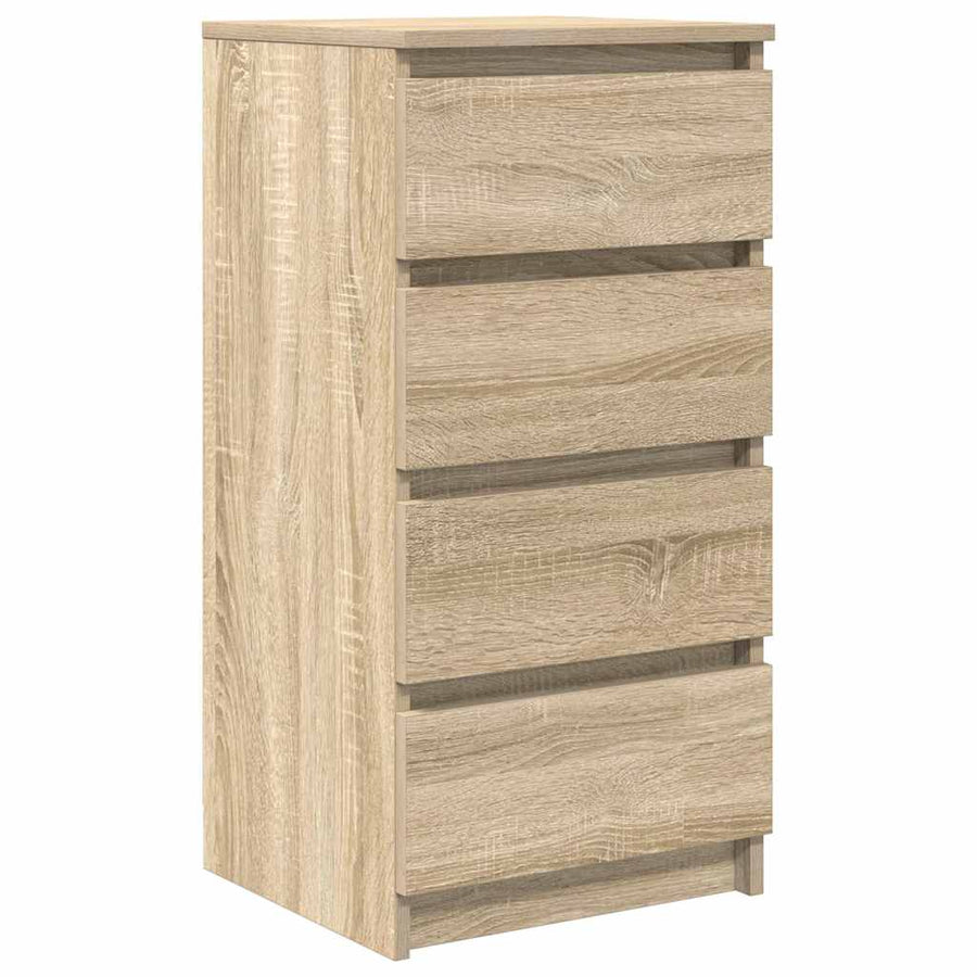 Dressoir 37,5x35x76cm bewerkt hout sonoma eikenkleurig