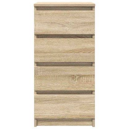 Dressoir 37,5x35x76cm bewerkt hout sonoma eikenkleurig
