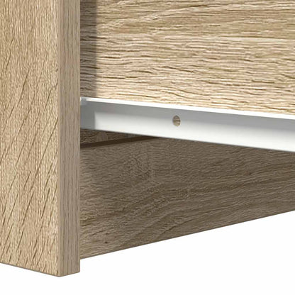 Dressoir 37,5x35x76cm bewerkt hout sonoma eikenkleurig