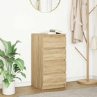 Sideboard 37.5x35x76cm engineered wood Sonoma oak finish